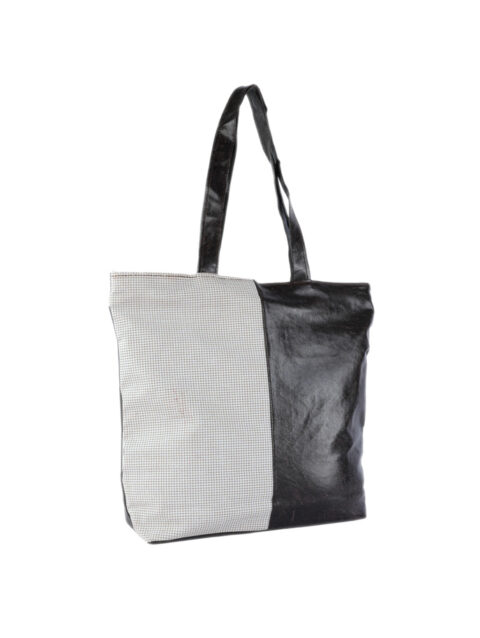 Ladies Bag / 2-Tone / White Checks
