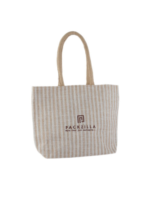 Ladies Bag / Jute Stripe