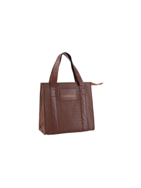 Carry Bag / Croco / Brown