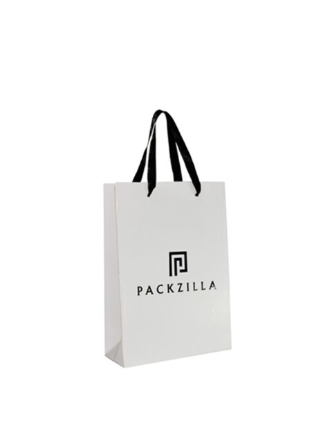 Paper Bag / 11" X 8" X 3" / White