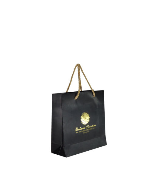 Paper Bag / 8" X 8" X 3" / Mat-Black