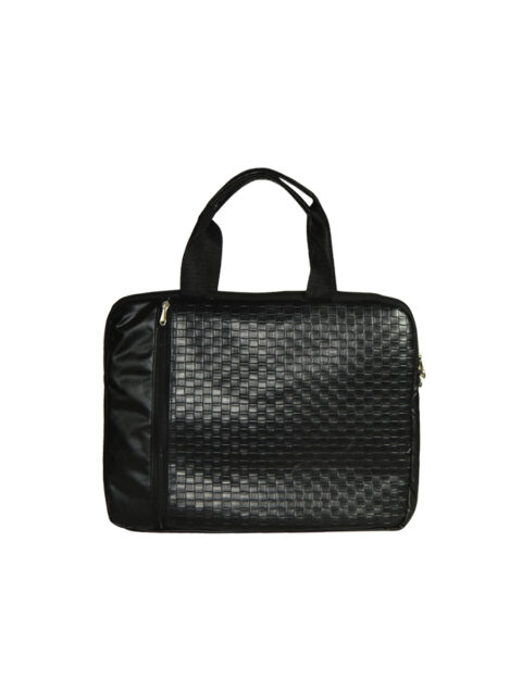 Laptop Bag / Croco - Black