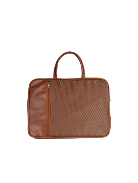 Laptop Bag / Croco - Brown