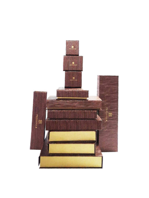 Rigid Paper Box / Brown - Texture