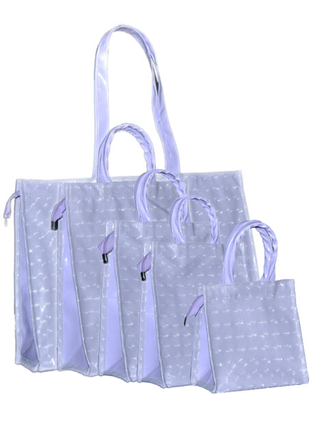 Carry Bag / Cube - 3D -Lilac