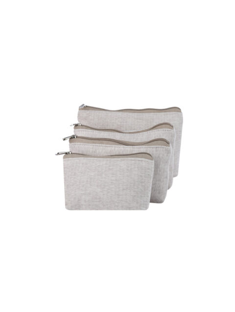 Set Pouch / Coral - Creme
