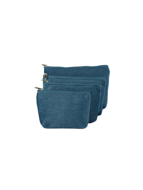 Set Pouch / Coral - Green
