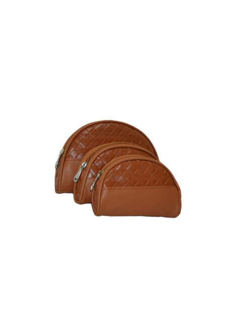Set Pouch / Croco - Tan